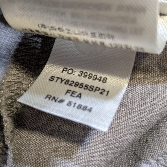 Patagonia Women's Large Hampi Rock Pants Climbing Joggers Gray Hemp Drawstring - Picture 4 of 14